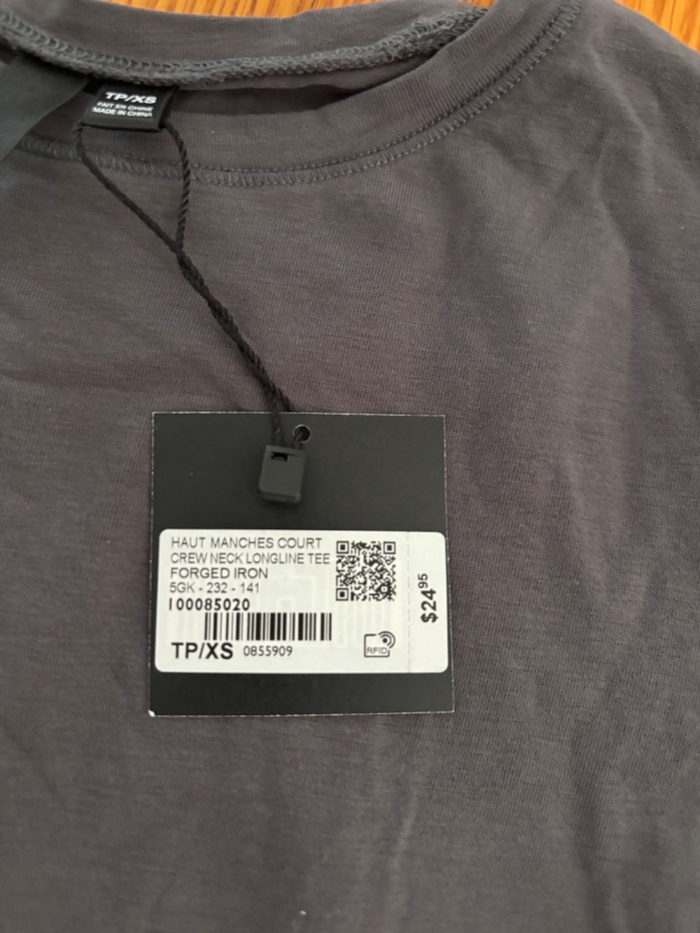 GARAGE longline tee shirt - Picture 3 of 3